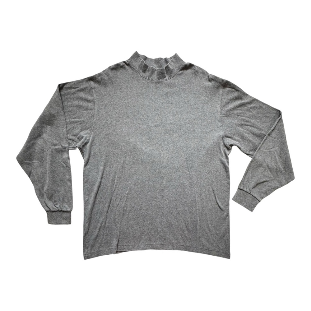 Roundtree & Yorke Mock Neck Long Sleeve Top Large